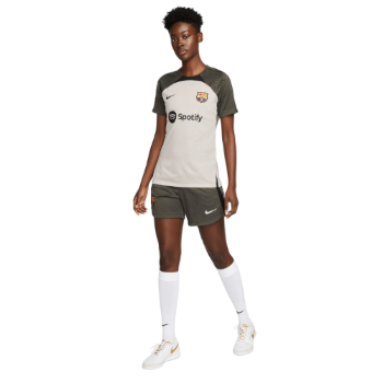 Nike FC Barcelona Strike Trainingsset 2023-2024 Dames Beige Donkergroen Zwart