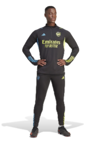 adidas Arsenal Trainingspak 1/4-Zip 2023-2024 Zwart Blauw Geel