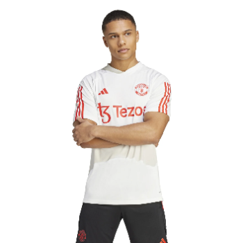adidas Manchester United Trainingsset 2023-2024 Wit Zwart Rood