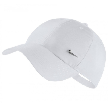 Nike Sportswear Heritage 86 Metallic Swoosh Cap Wit Metallic