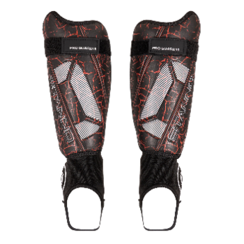 Stanno Pro Guard II Scheenbeschermers Zwart Rood Wit